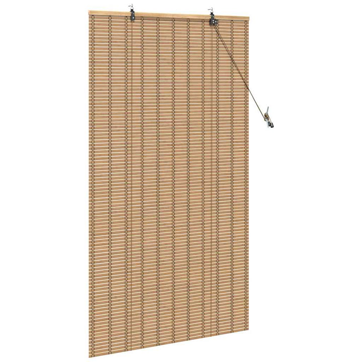 Rullegardin Naturlig og Brun 80 x 220 cm Bambus