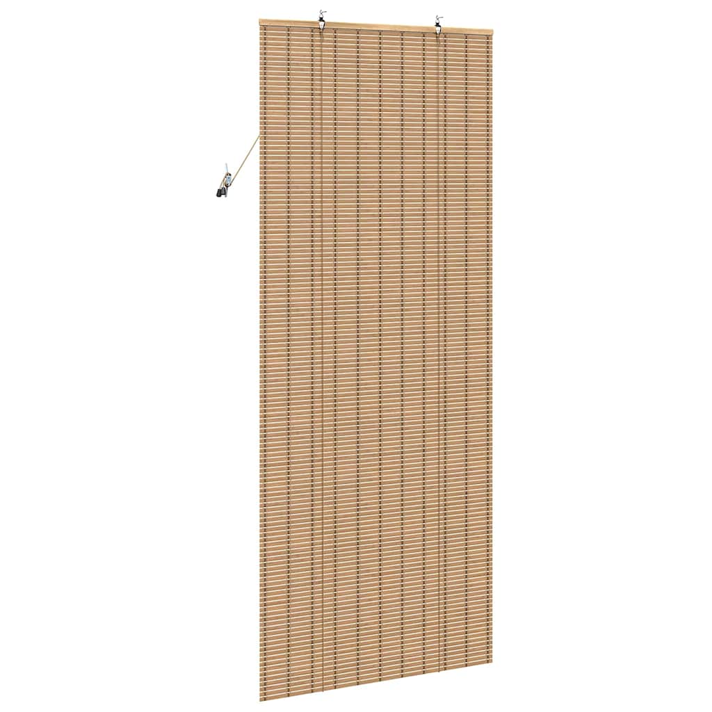 Rullegardin med gardiner Natur 90 x 220 cm Bambus