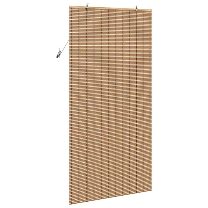 Rullegardin med gardiner Natur 100 x 220 cm Bambus