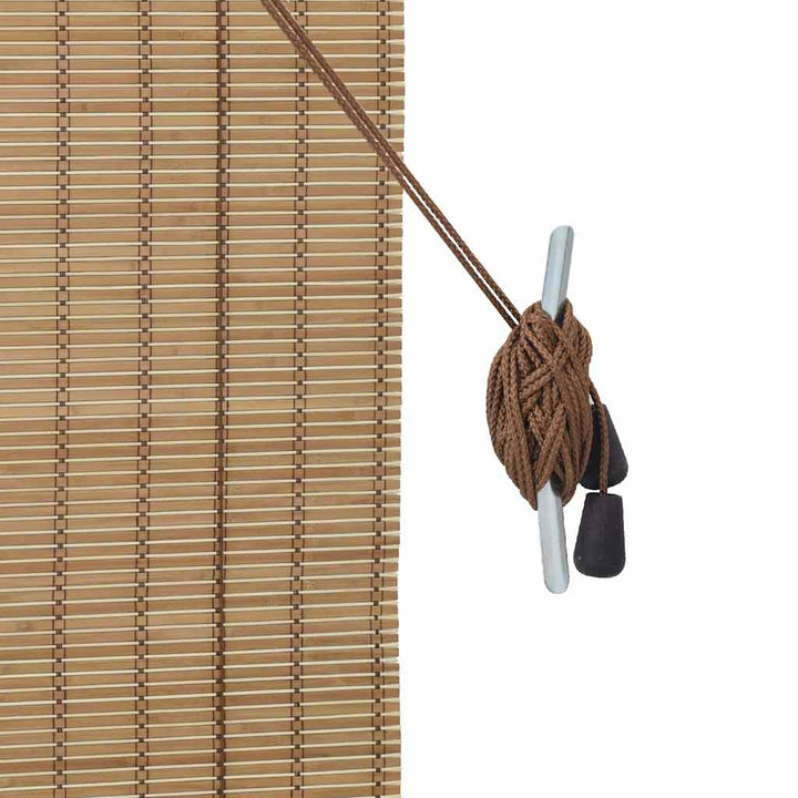 Rullegardin Naturlig og Brun 110 x 160 cm Bambus