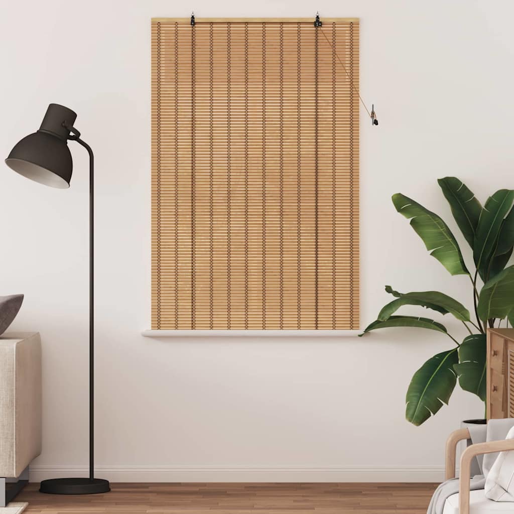 Rullegardin Naturlig og Brun 110 x 160 cm Bambus