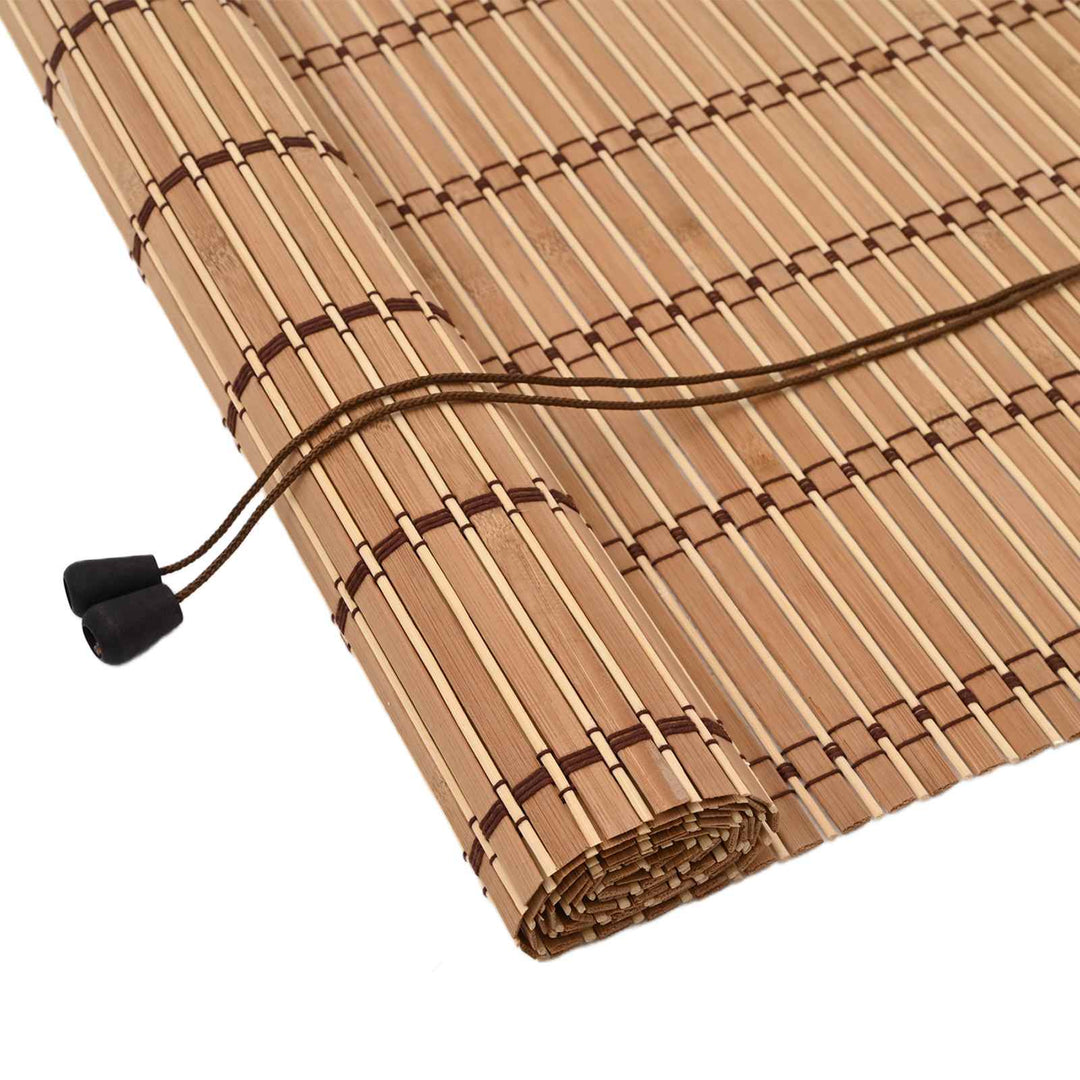 Rullegardin Naturlig og Brun 110 x 160 cm Bambus
