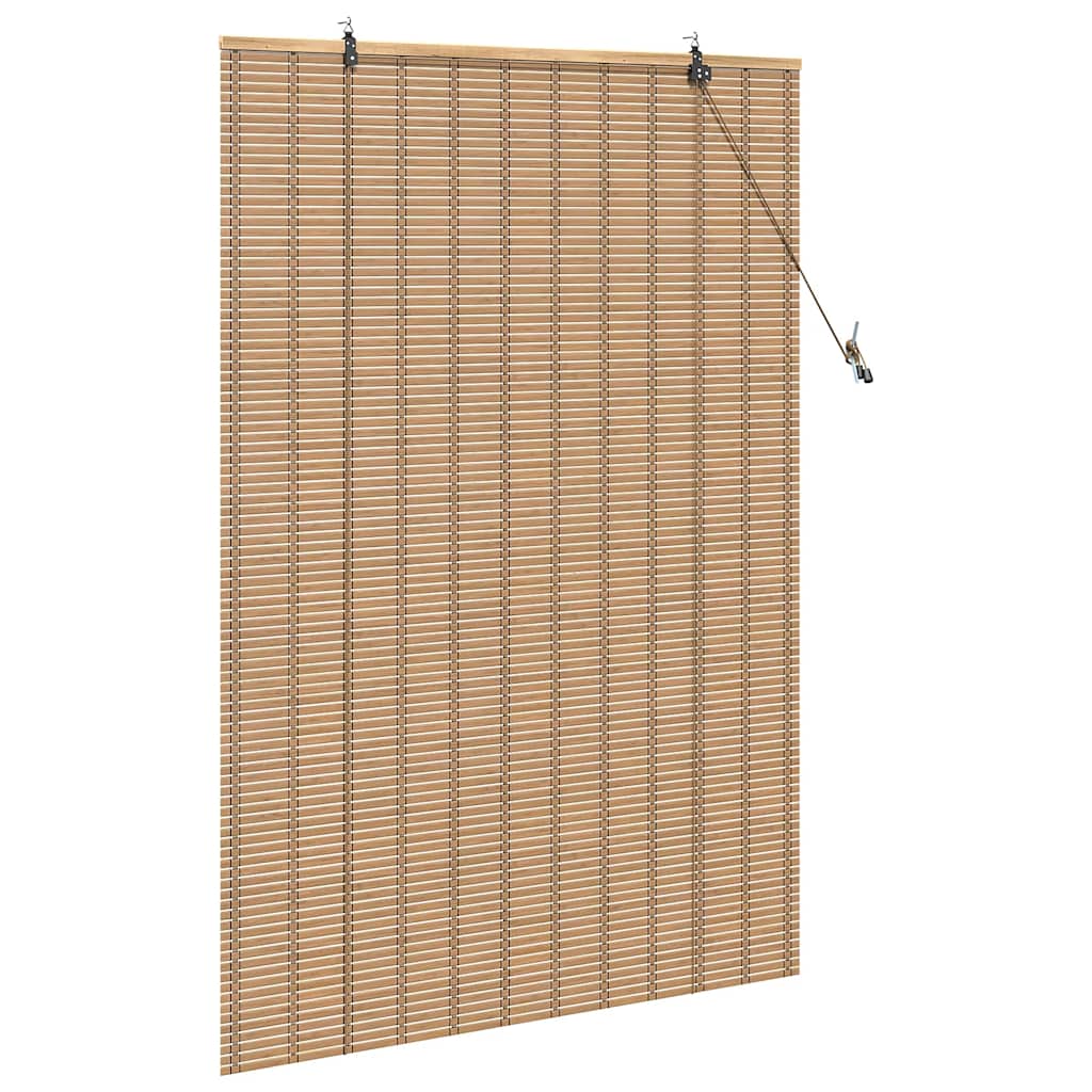 Rullegardin Naturlig og Brun 110 x 160 cm Bambus