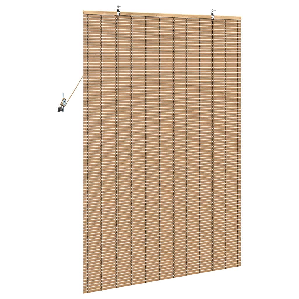 Rullegardin Naturlig og Brun 110 x 160 cm Bambus