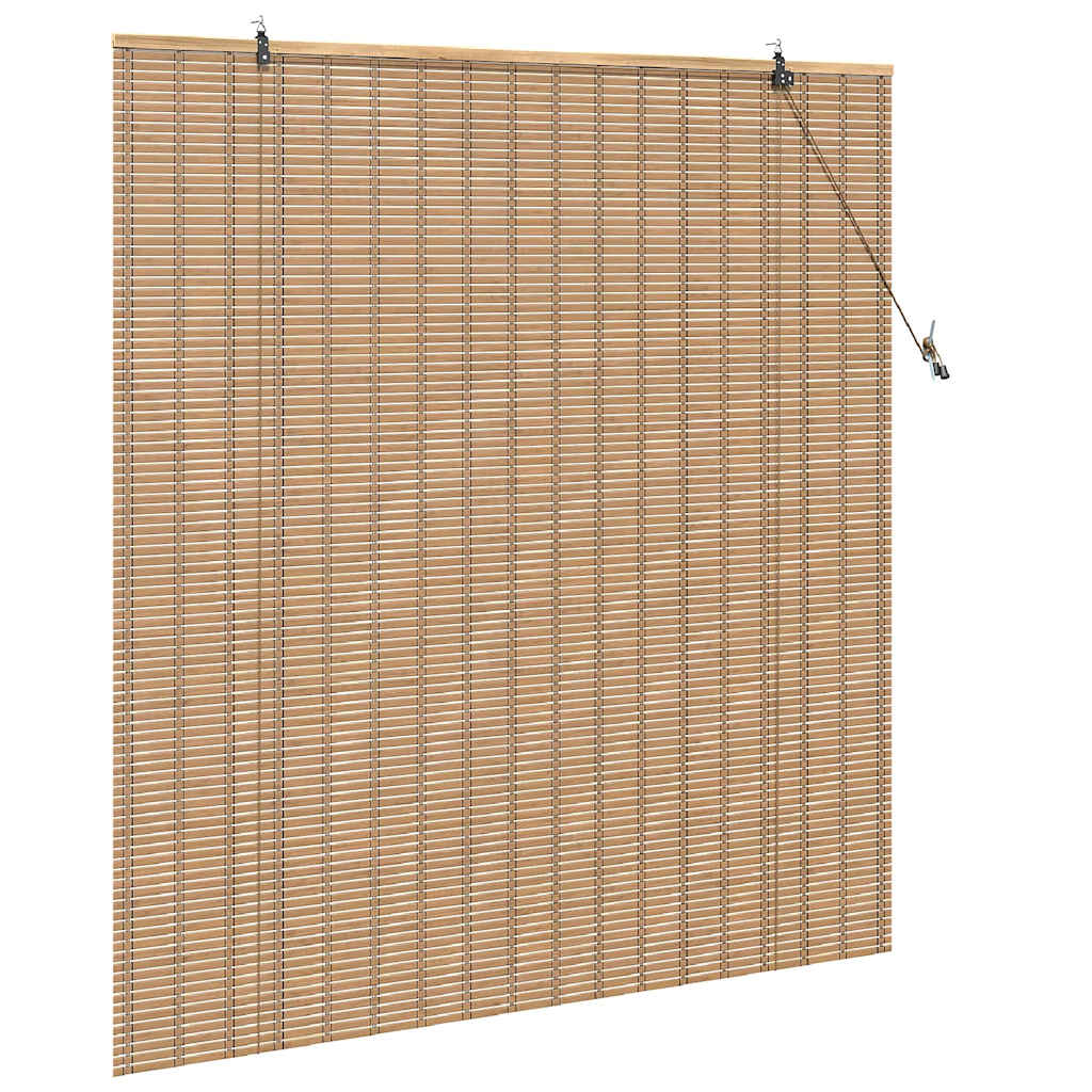 Rullegardin Naturlig og Brun 140 x 160 cm Bambus