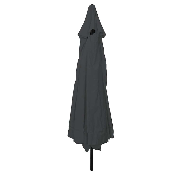 Havesol Antracit 394 x 394 x 248 cm Polyester og Stål