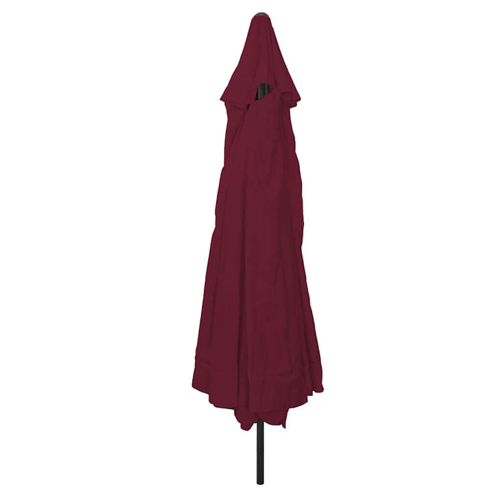 Havesol Bordeaux Rød 394 x 394 x 248 cm Polyester og Stål