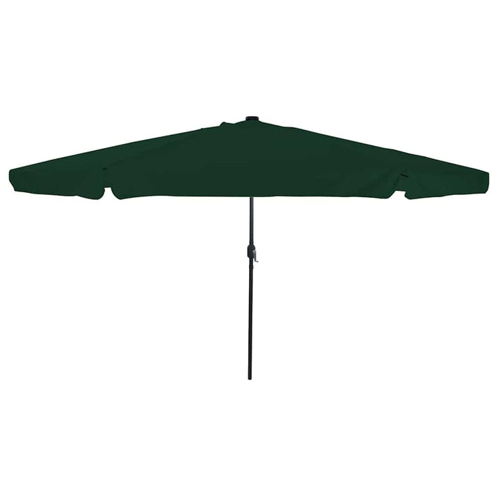 Havesol med LED -strimmellys Grøn 395 x 395 x 245 cm Polyester