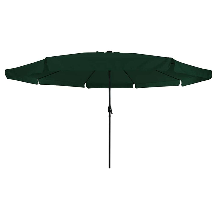 Havesol med LED -strimmellys Grøn 395 x 395 x 245 cm Polyester
