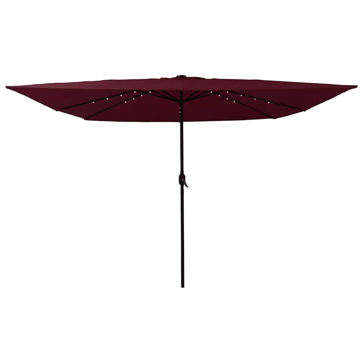 Havesol Bordeaux Rød 295 x 295 x 245 cm Polyester og Stål