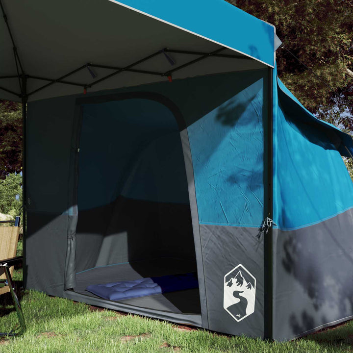 Camping Telt Sæt 2 stk. 4 personer Blå Taffeta og Stof