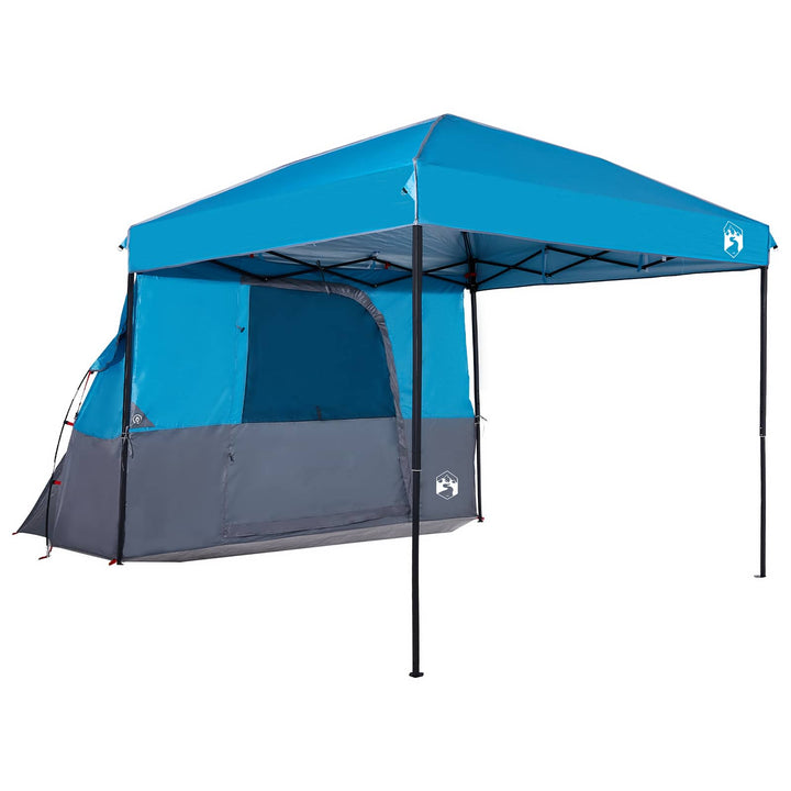 Camping Telt Sæt med tag 2 pcs Blå Taffeta og Stof