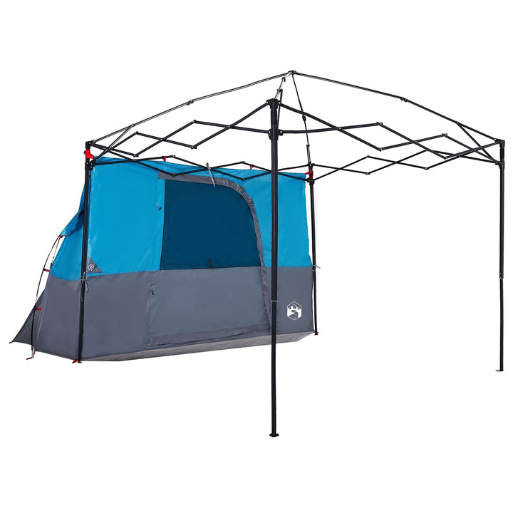 Camping Telt Sæt med tag 2 pcs Blå Taffeta og Stof