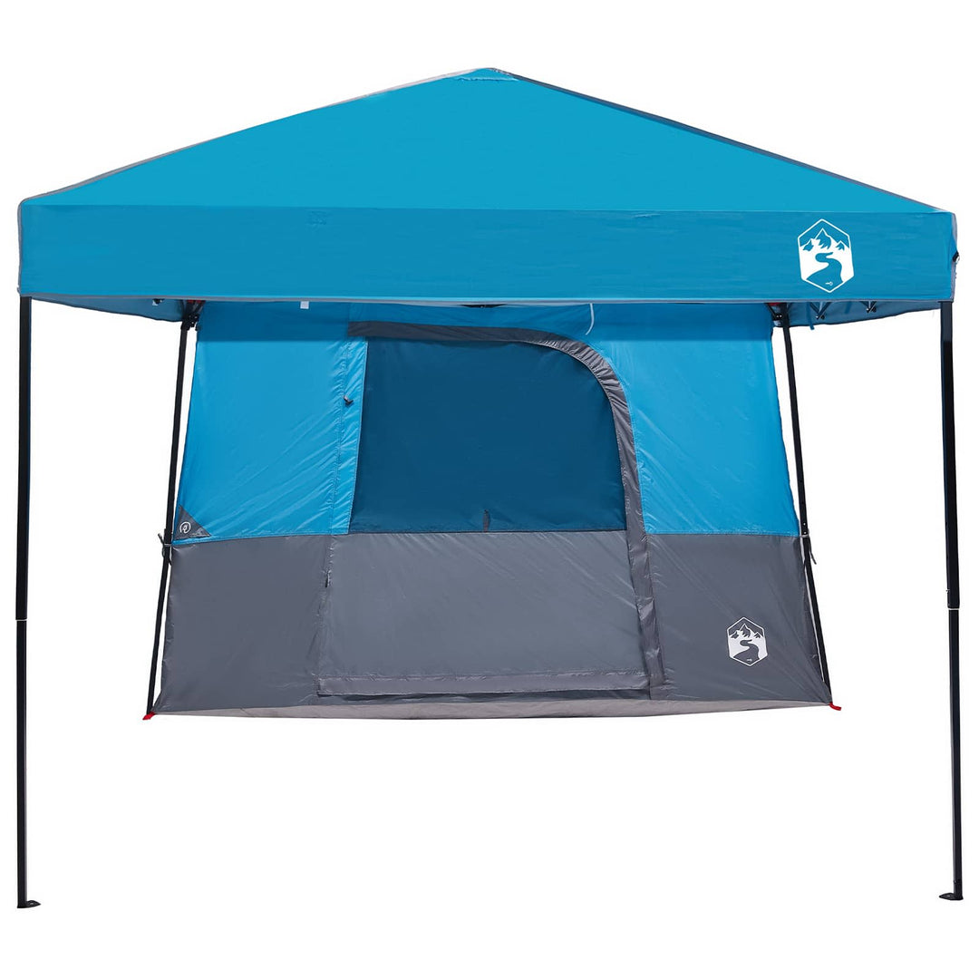 Camping Telt Sæt med tag 2 pcs Blå Taffeta og Stof