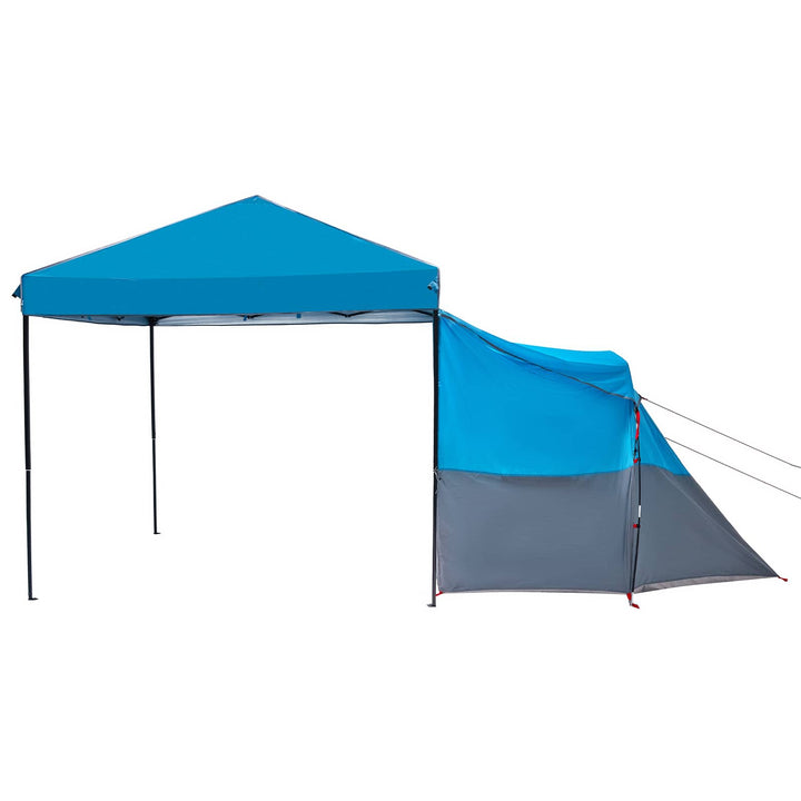 Camping Telt Sæt med tag 2 pcs Blå Taffeta og Stof