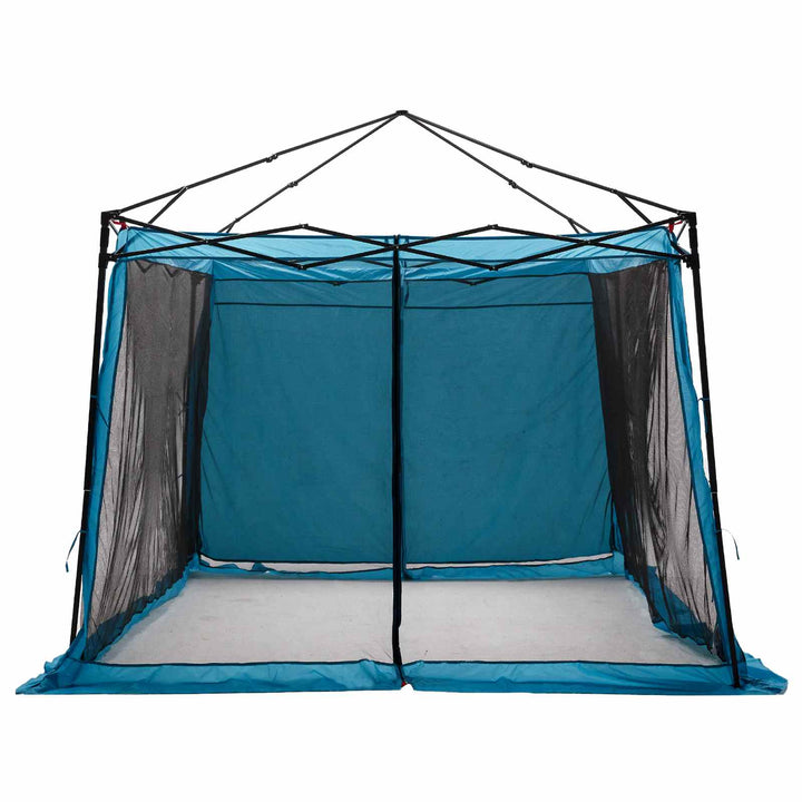 Camping Telt Sæt med tag 2 pcs Blå Taffeta og Stof