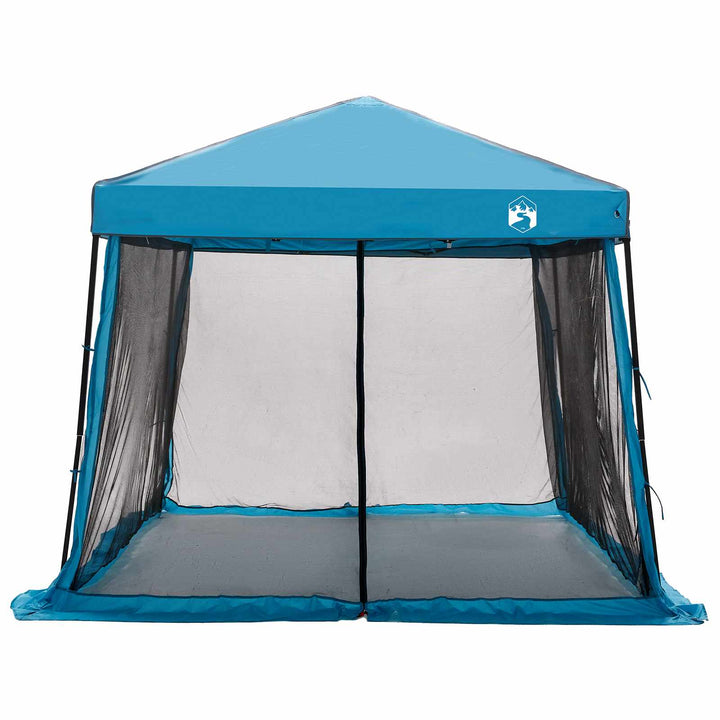 Camping Telt Sæt med tag 2 pcs Blå Taffeta og Stof