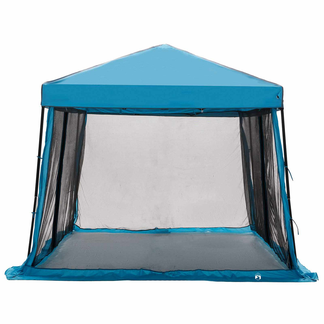 Camping Telt Sæt med tag 2 pcs Blå Taffeta og Stof