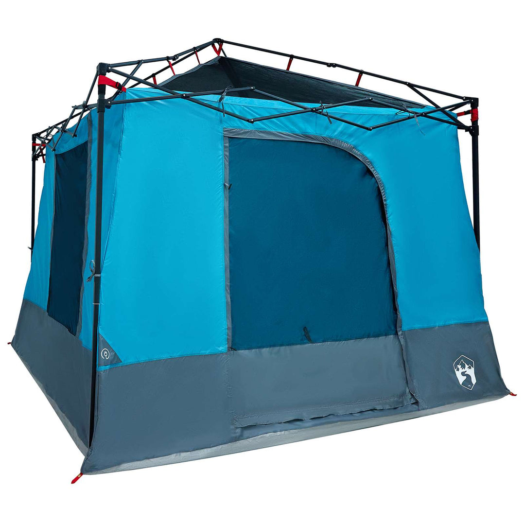 Camping Telt Sæt med tag 2 pcs Blå Taffeta og Stof
