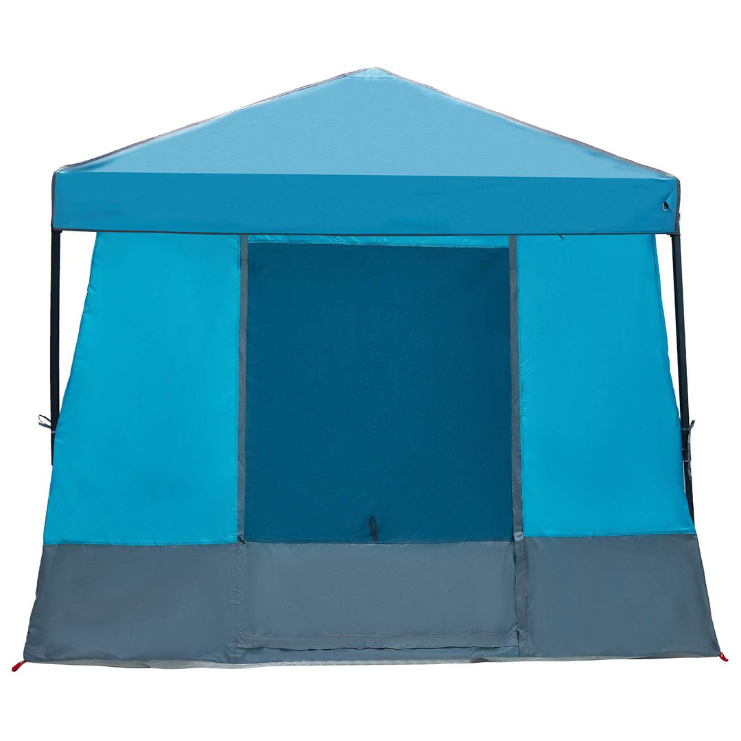 Camping Telt Sæt med tag 2 pcs Blå Taffeta og Stof