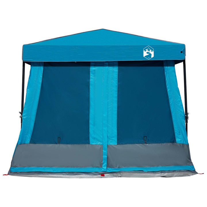 Camping Telt Sæt med tag 2 pcs Blå Taffeta og Stof