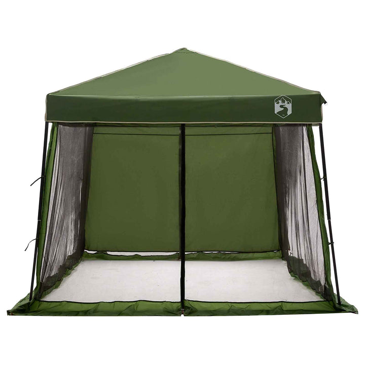 Camping Telt Sæt med tag 2 pcs Grøn Taffeta og Stof