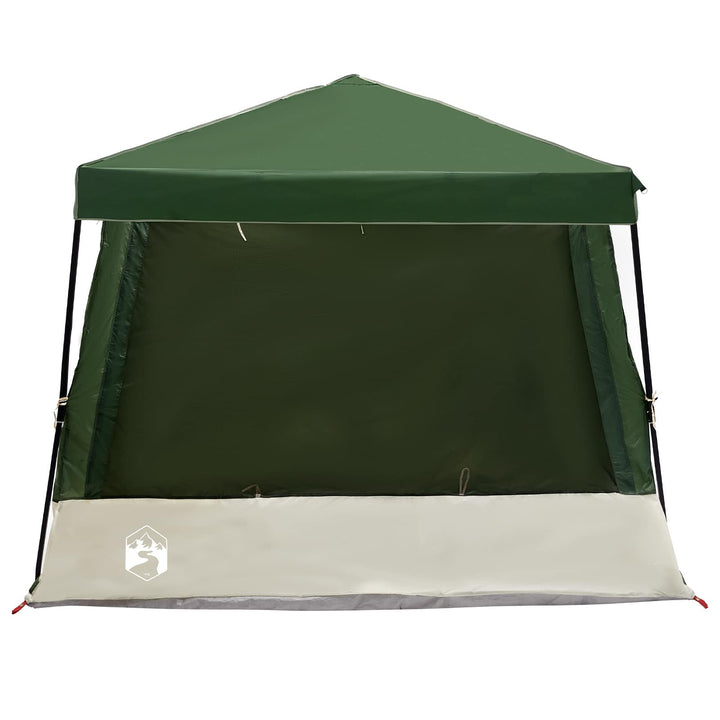 Camping Telt Sæt med tag 2 pcs Grøn Taffeta og Stof