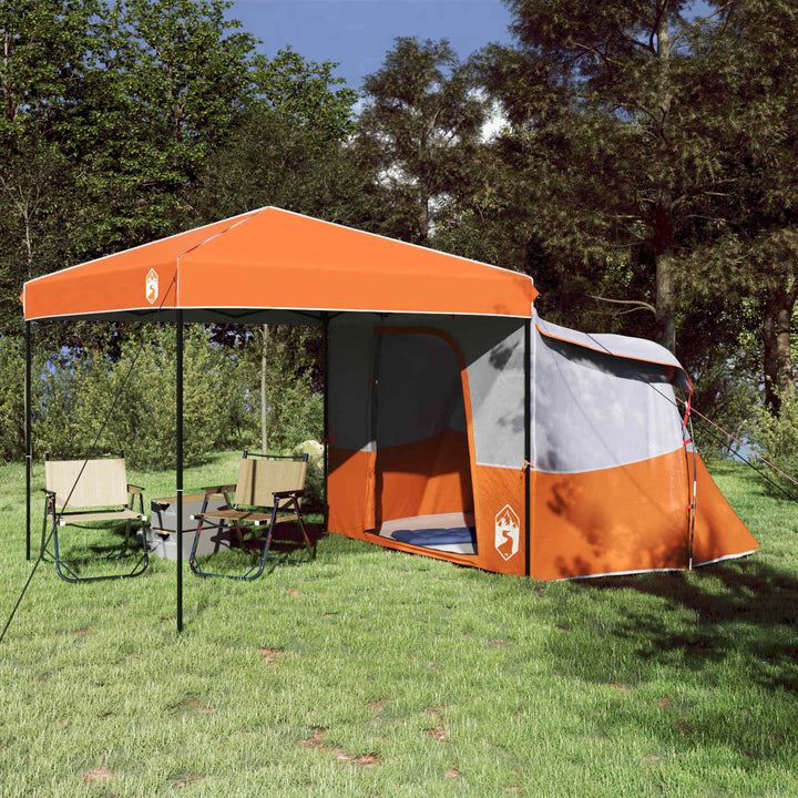 Camping Telt Sæt med tag 2 pcs Orange Taffeta og Stof