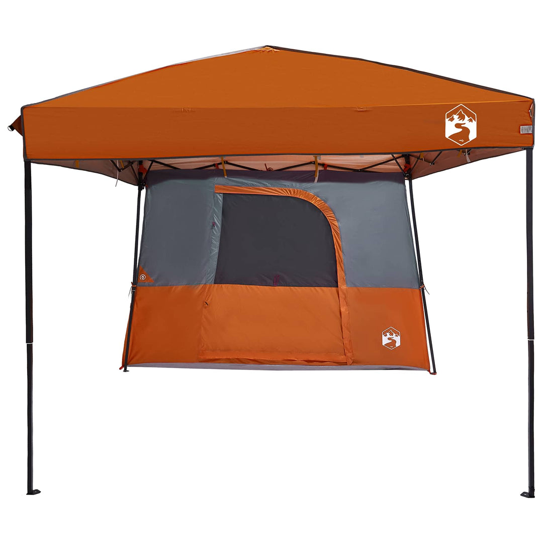 Camping Telt Sæt med tag 2 pcs Orange Taffeta og Stof