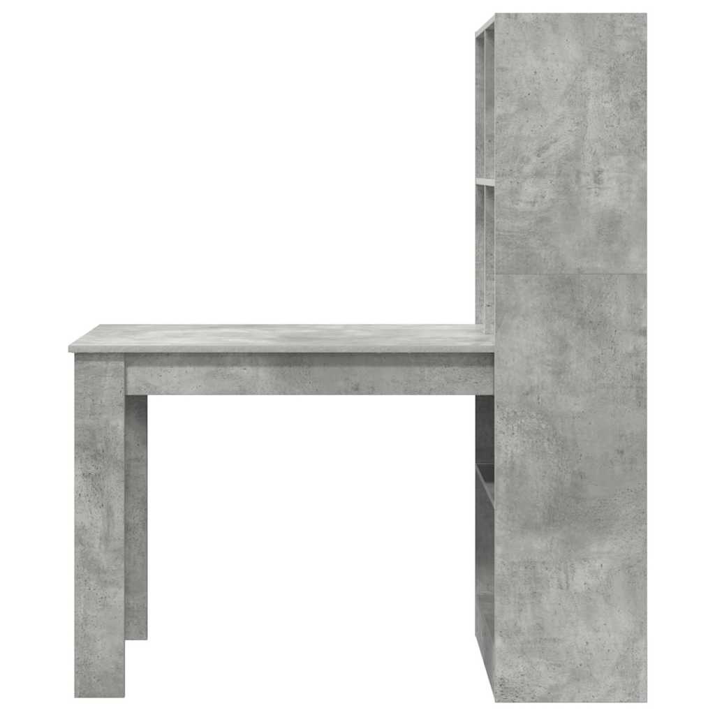 Bord Beton Grå Konstrueret træ 122 x 67 x 145 cm