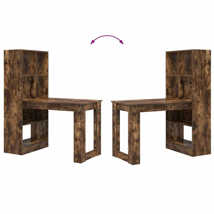 Bord Røget eg Konstrueret træ 122 x 67 x 145 cm