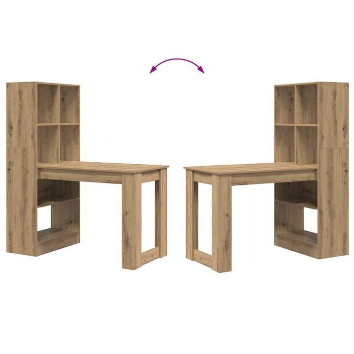 Bord Artisan Egetræ Konstrueret træ 122 x 67 x 145 cm