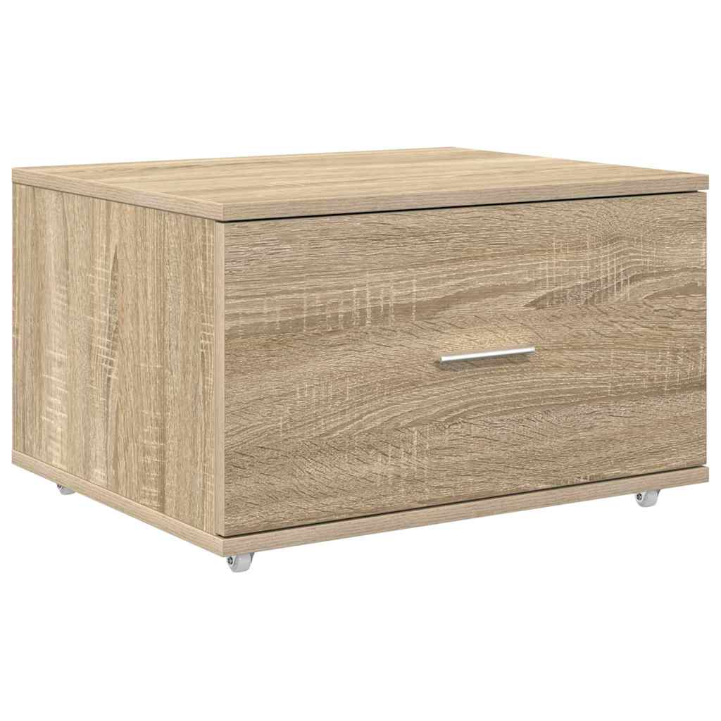 Bord med skuffe Sonoma eg 131,5 x 50 x 106,5 cm Konstrueret træ