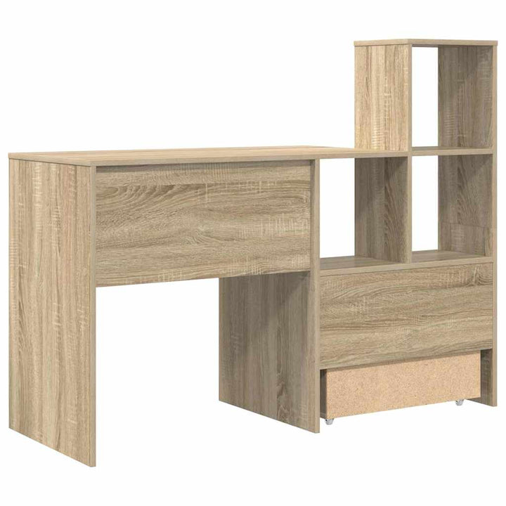 Bord med skuffe Sonoma eg 131,5 x 50 x 106,5 cm Konstrueret træ