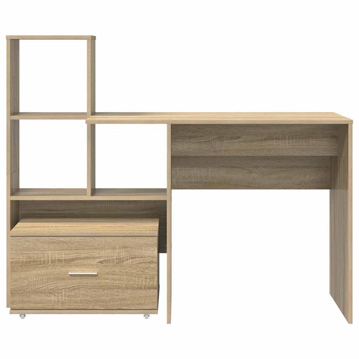 Bord med skuffe Sonoma eg 131,5 x 50 x 106,5 cm Konstrueret træ
