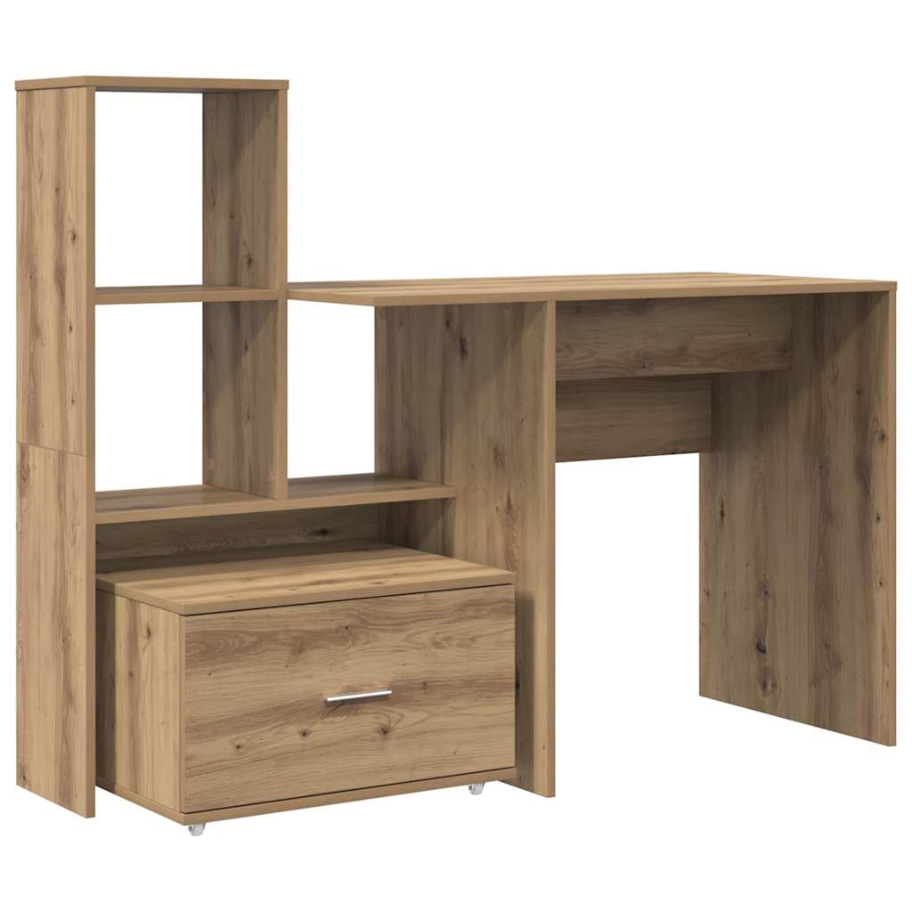 Bord Artisan Egetræ 131,5 x 50 x 106,5 cm Konstrueret træ