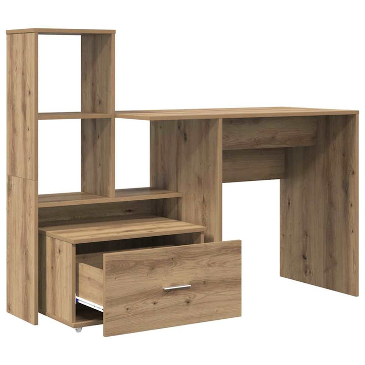 Bord Artisan Egetræ 131,5 x 50 x 106,5 cm Konstrueret træ
