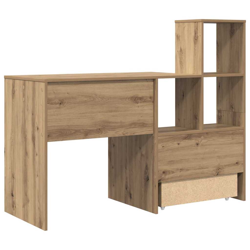 Bord Artisan Egetræ 131,5 x 50 x 106,5 cm Konstrueret træ