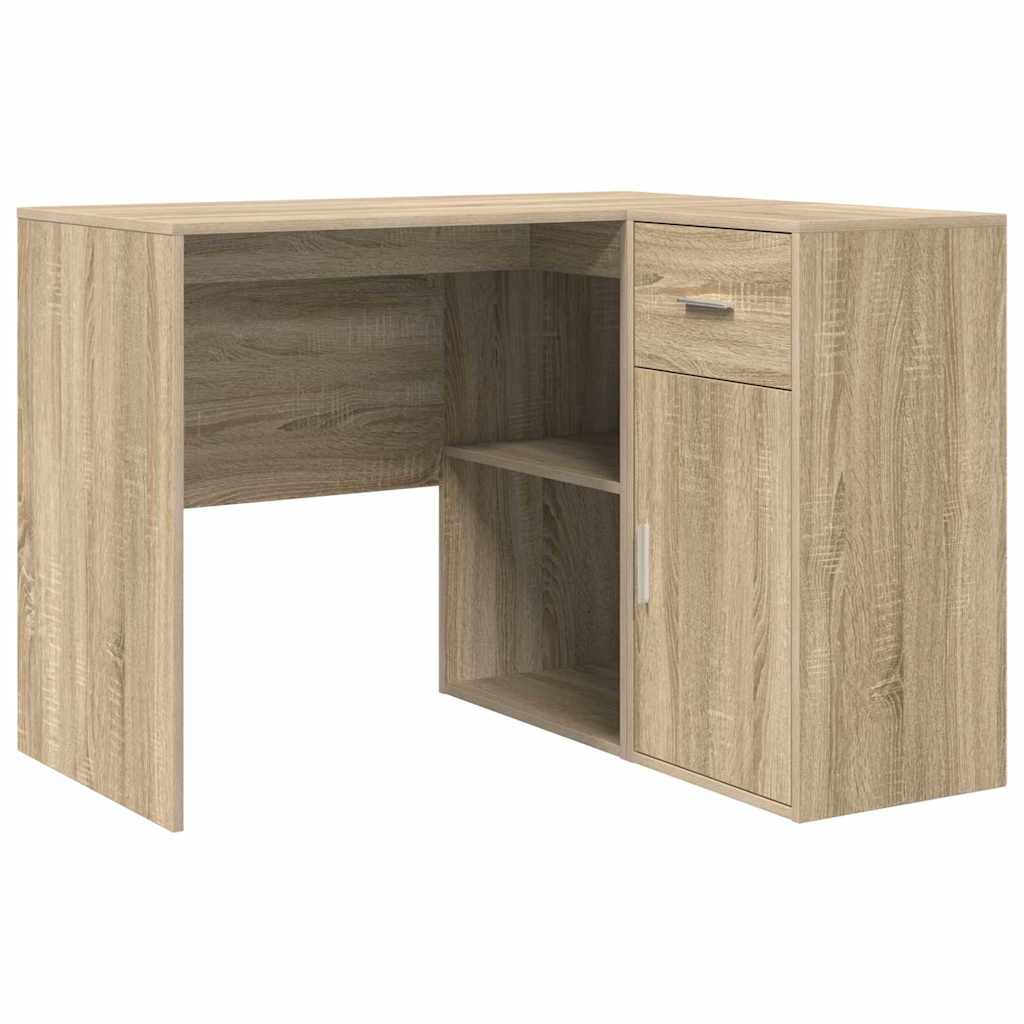 Hjørneskrivebord med skuffe Sonoma eg 102 x 88 x 75 cm