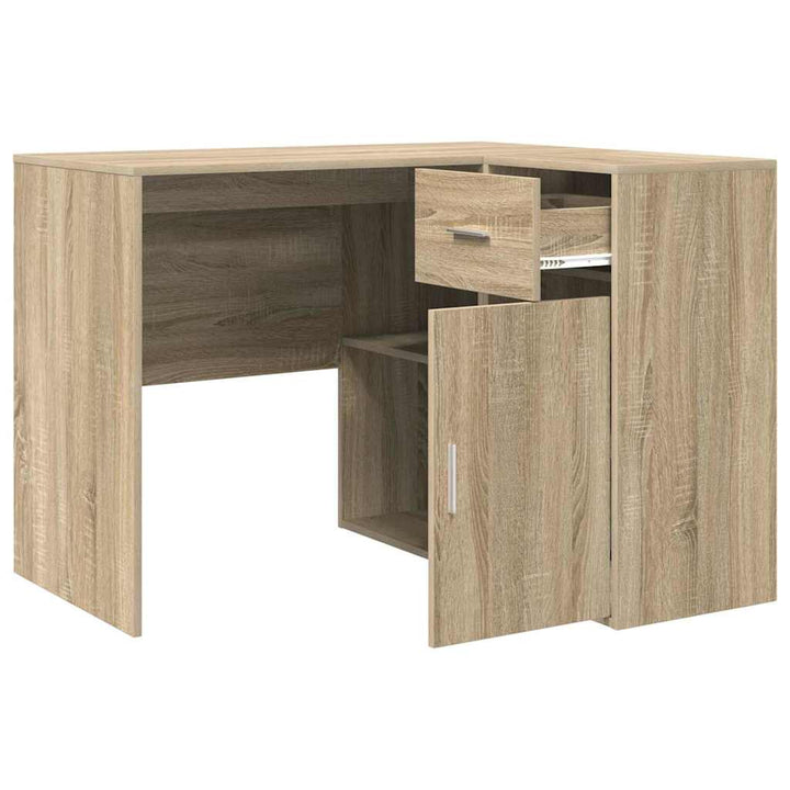 Hjørneskrivebord med skuffe Sonoma eg 102 x 88 x 75 cm