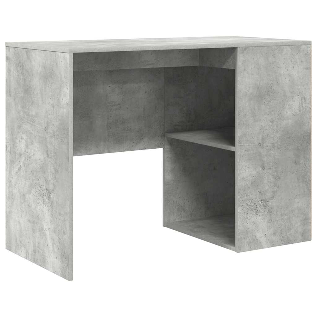 Hjørneskrivebord med skuffe Beton Grå 102 x 88 x 75 cm