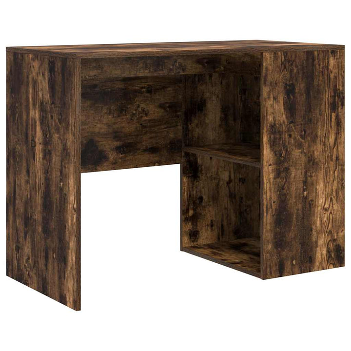 Hjørneskrivebord med skuffe Røget eg 102 x 88 x 75 cm