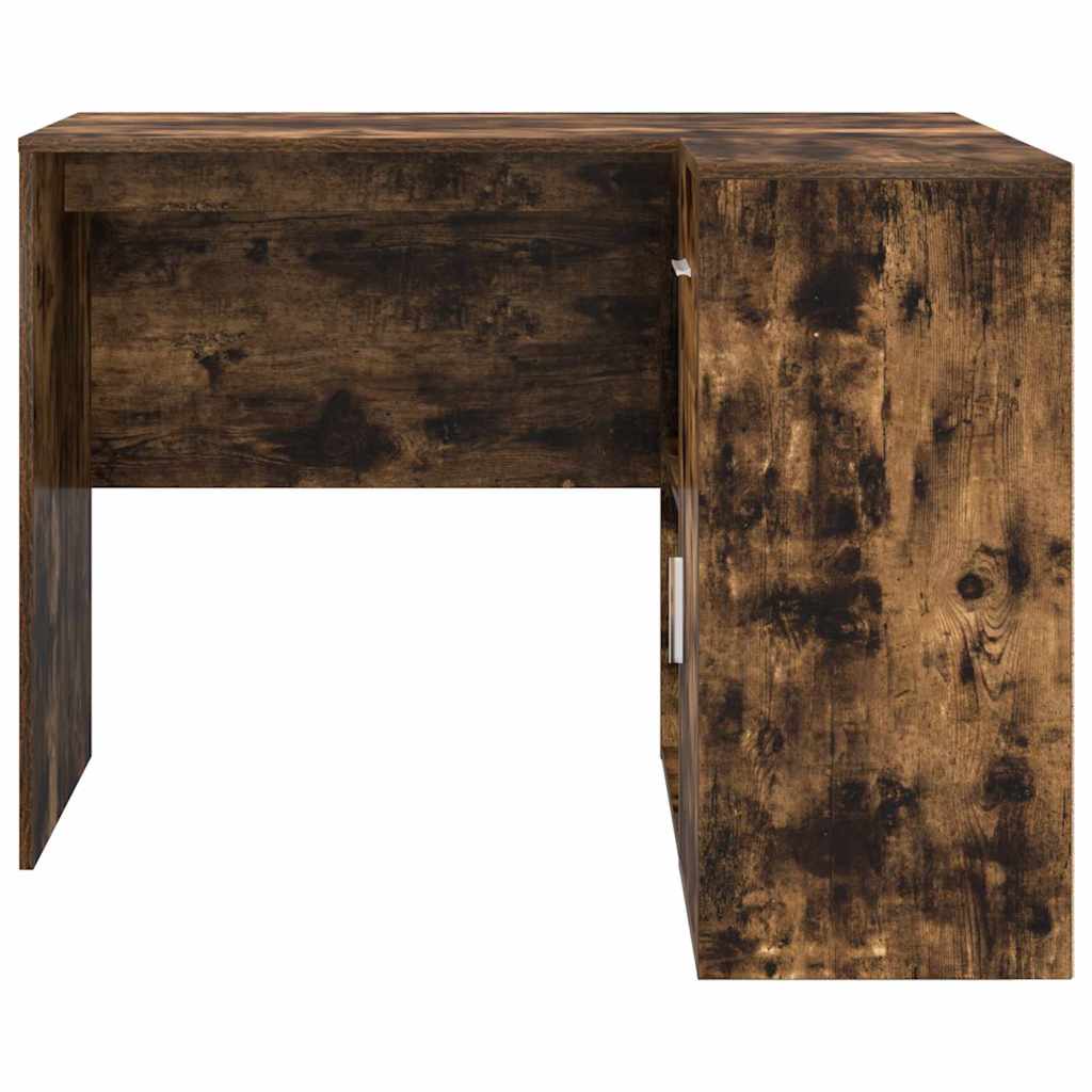 Hjørneskrivebord med skuffe Røget eg 102 x 88 x 75 cm