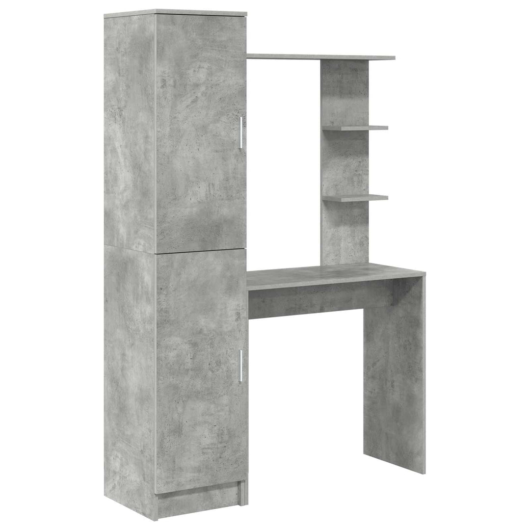 Bord 2 pcs Beton Grå