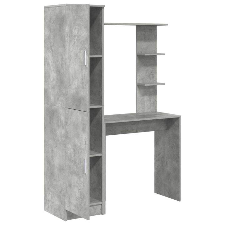 Bord 2 pcs Beton Grå
