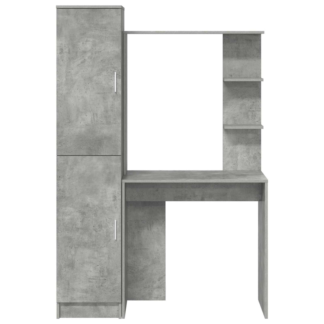 Bord 2 pcs Beton Grå