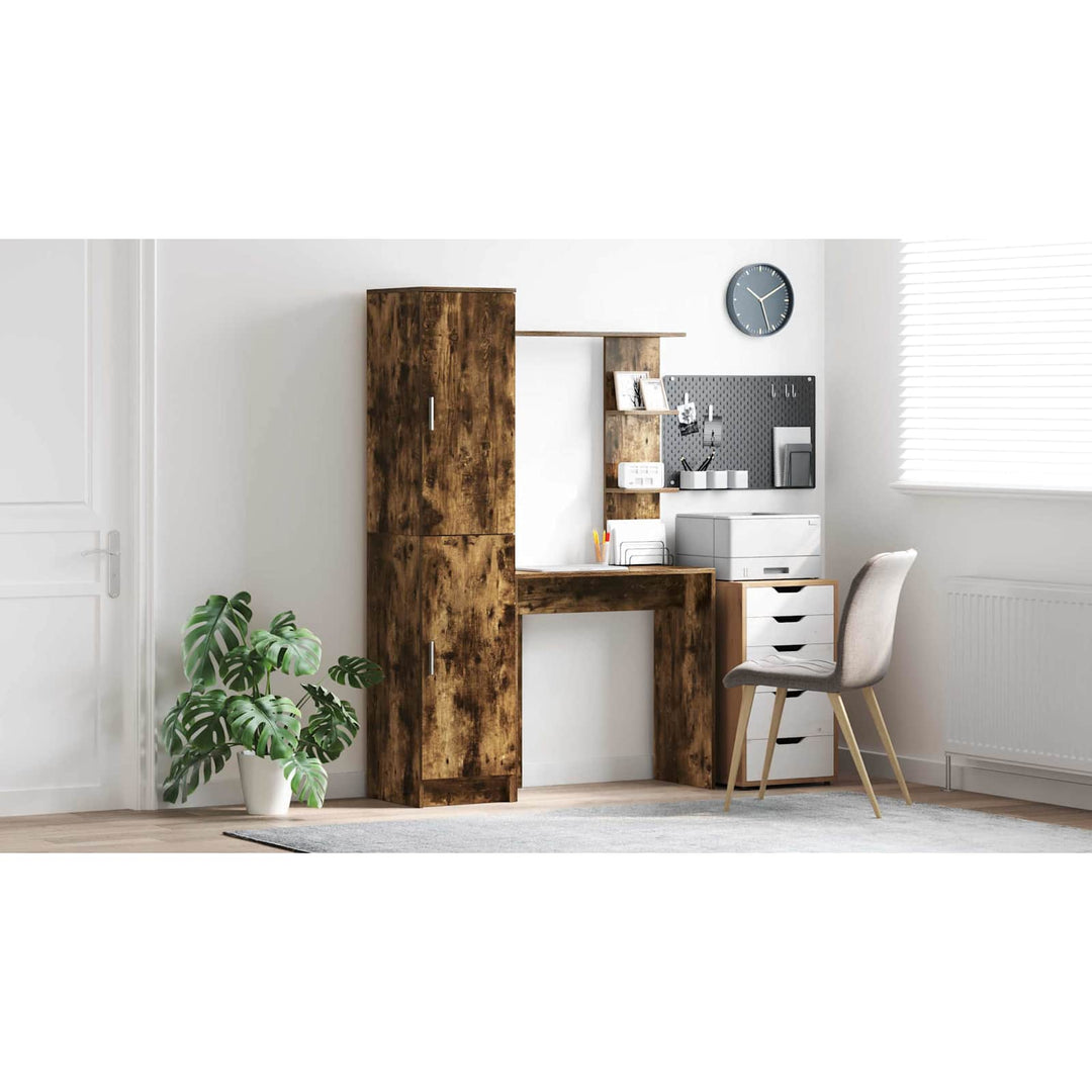 Bord 2 pcs Røget eg