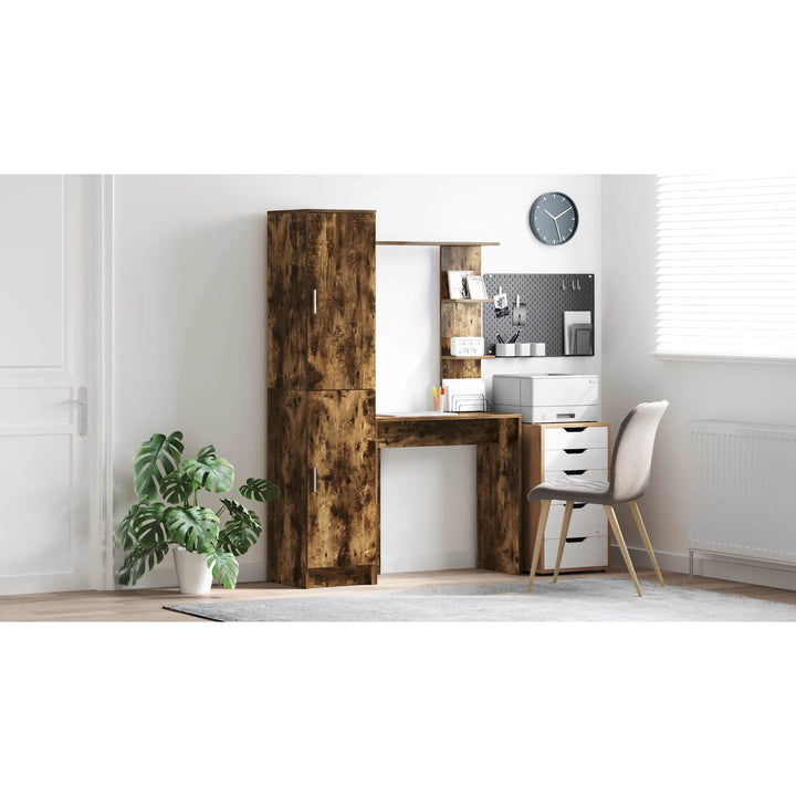 Bord 2 pcs Røget eg