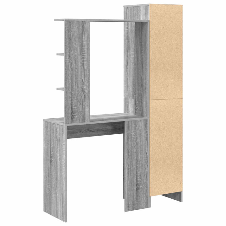 Bord 2 pcs Grå Sonoma