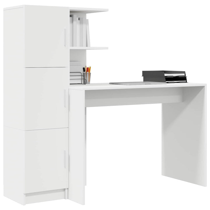 Bord Hvid 133,5 x 50 x 124 cm 2 stk.